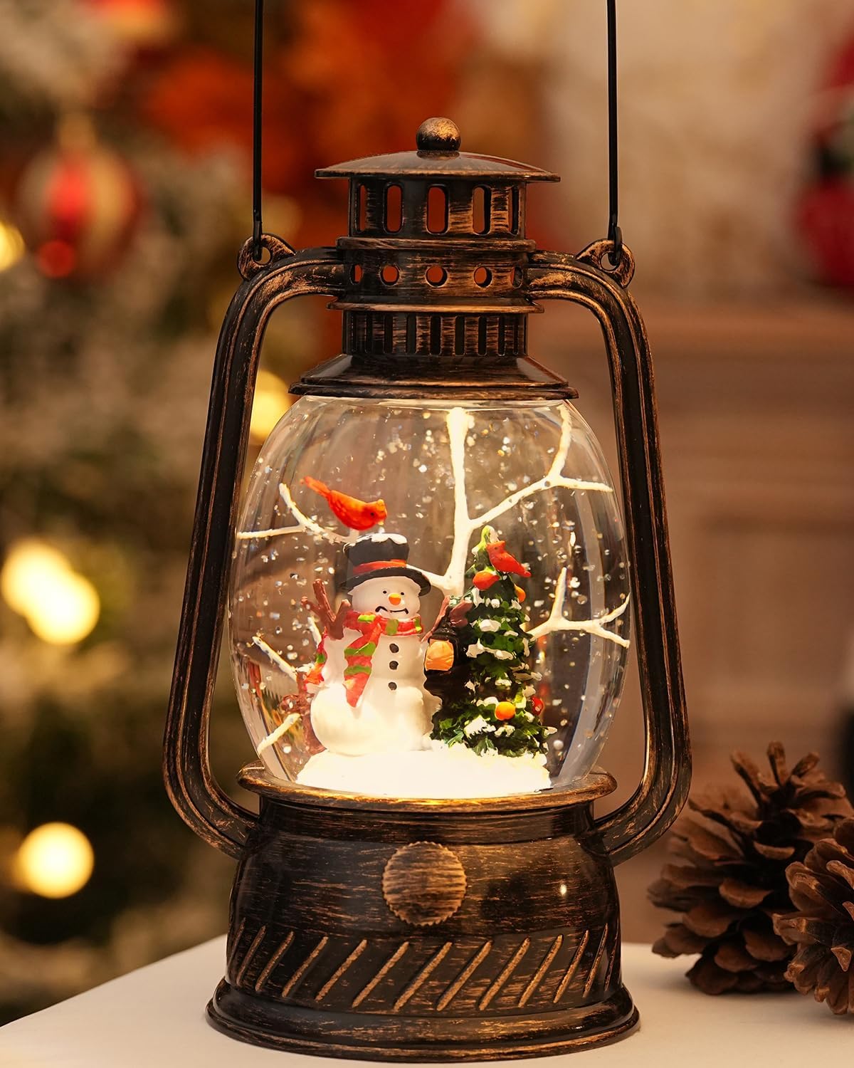 Herfstglans Decoratieve Lamp met Pompoenen – Warm LED-licht en 6-uurs Timer