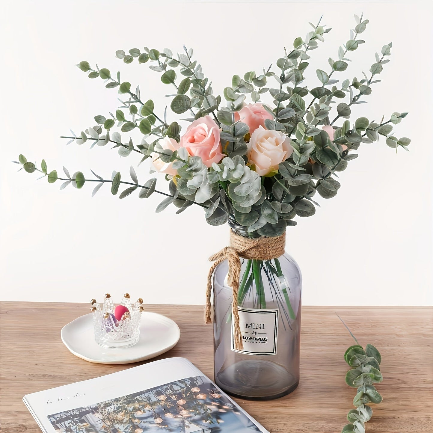 LenteEuca Kunst Eucalyptus – Decoratief Tafelstuk voor Beterschap of Chanoeka