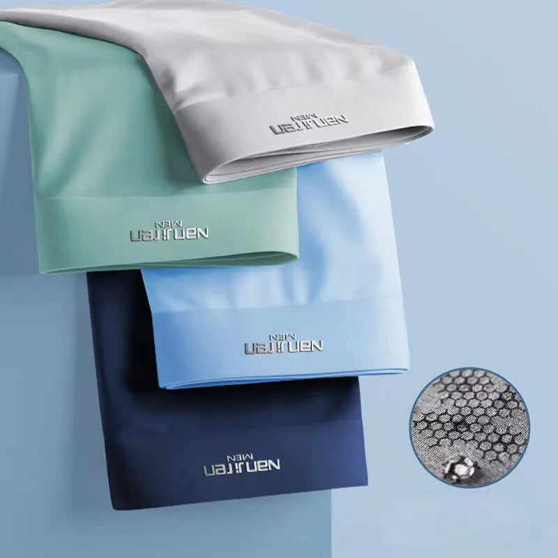 CoolSilk 4-Delige Ice Silk Boxershorts met Grafeentechnologie