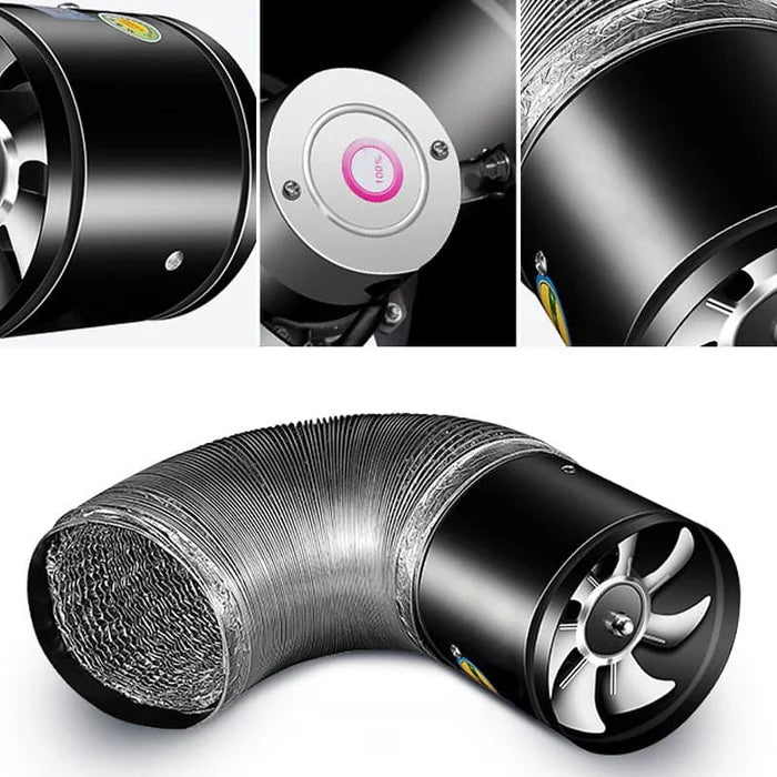 LuchtFlow MiniVent – Stille Wandventilator voor Thuis of Kantoor