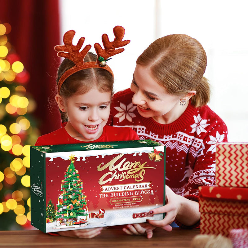 Kerstboom Bouw Adventskalender 2025 – Uniek Doe-Het-Zelf Kerstdecoratiepakket