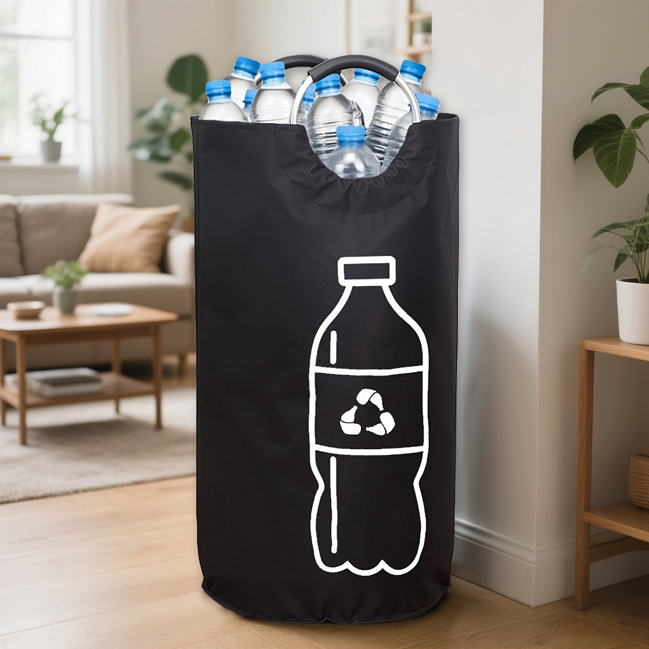Grote Opvouwbare Recyclingbak – Duurzame Cilindrische Afval- en Opbergoplossing