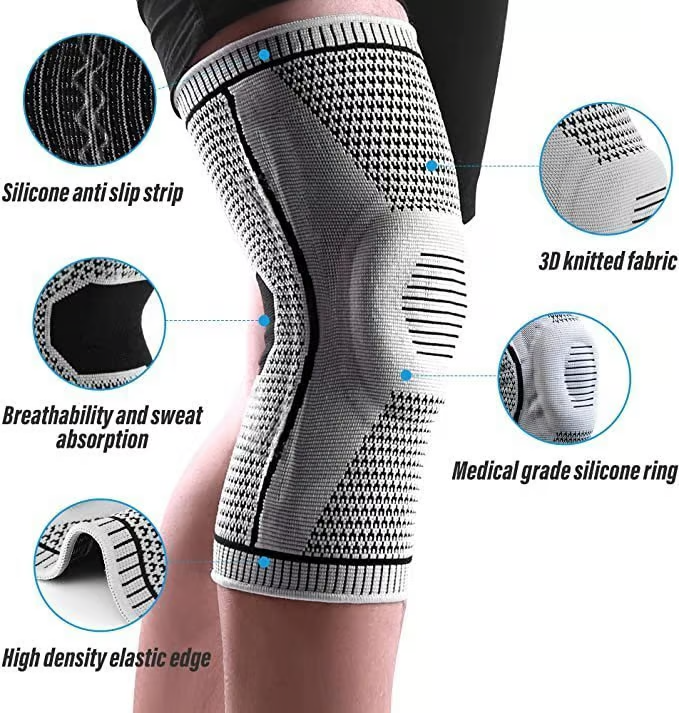 FlexiKnee Compressiebrace – Ondersteunende Kniebrace bij Pijn, Zwelling & Stijfheid