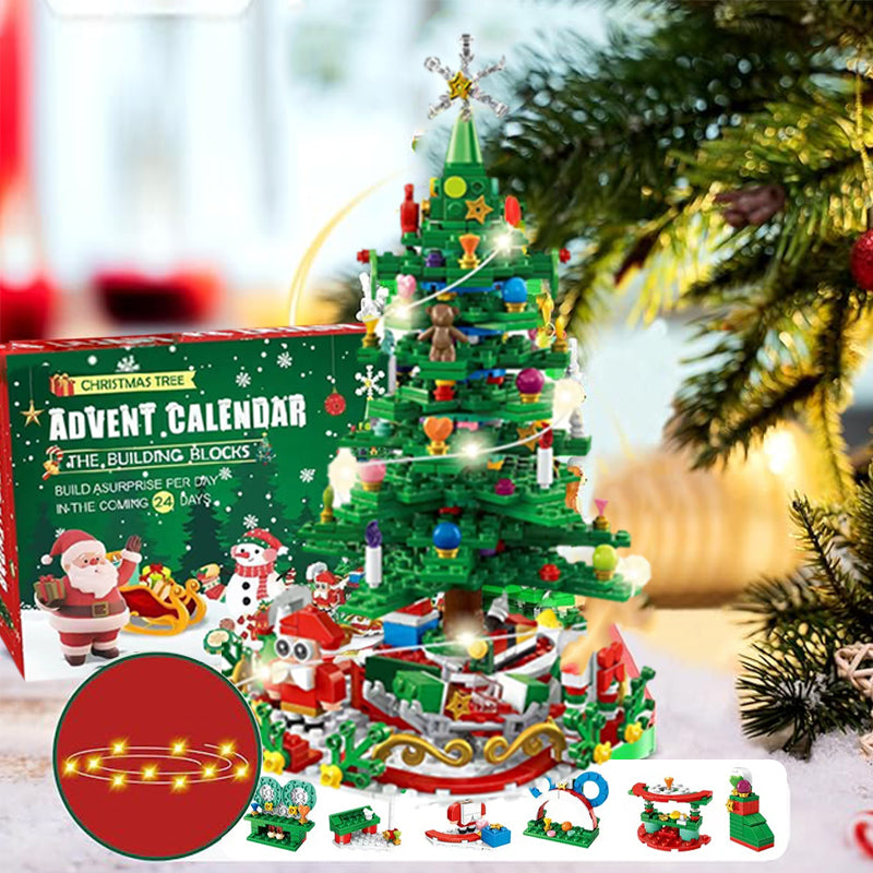Kerstboom Bouw Adventskalender 2025 – Uniek Doe-Het-Zelf Kerstdecoratiepakket