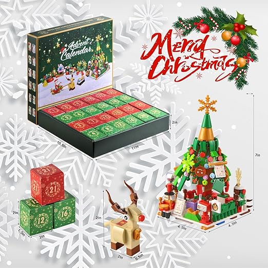 Bouwplezier Adventskalender 2025 – 24 Dagen Creatief Speelplezier