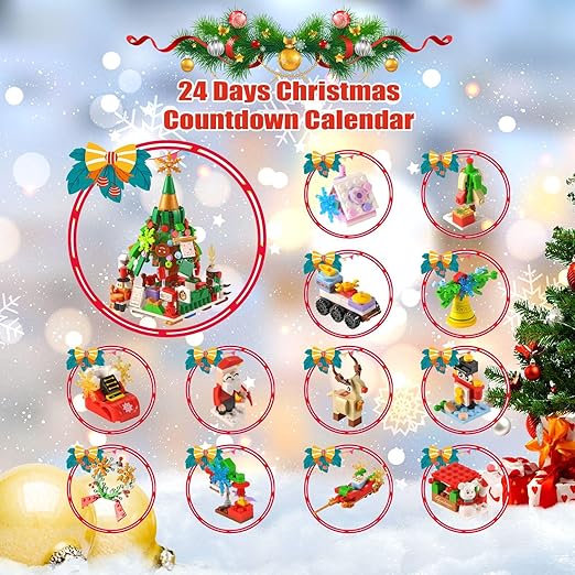 Bouwplezier Adventskalender 2025 – 24 Dagen Creatief Speelplezier