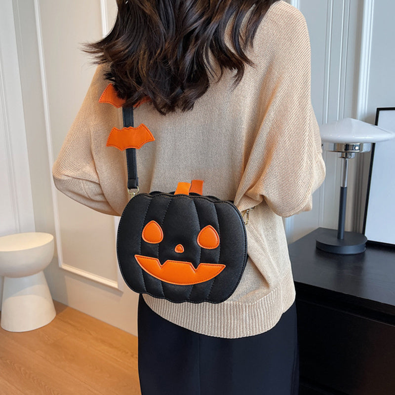 Halloween Messenger Bag – Minimalistische Schoudertas in Effen Kleuren