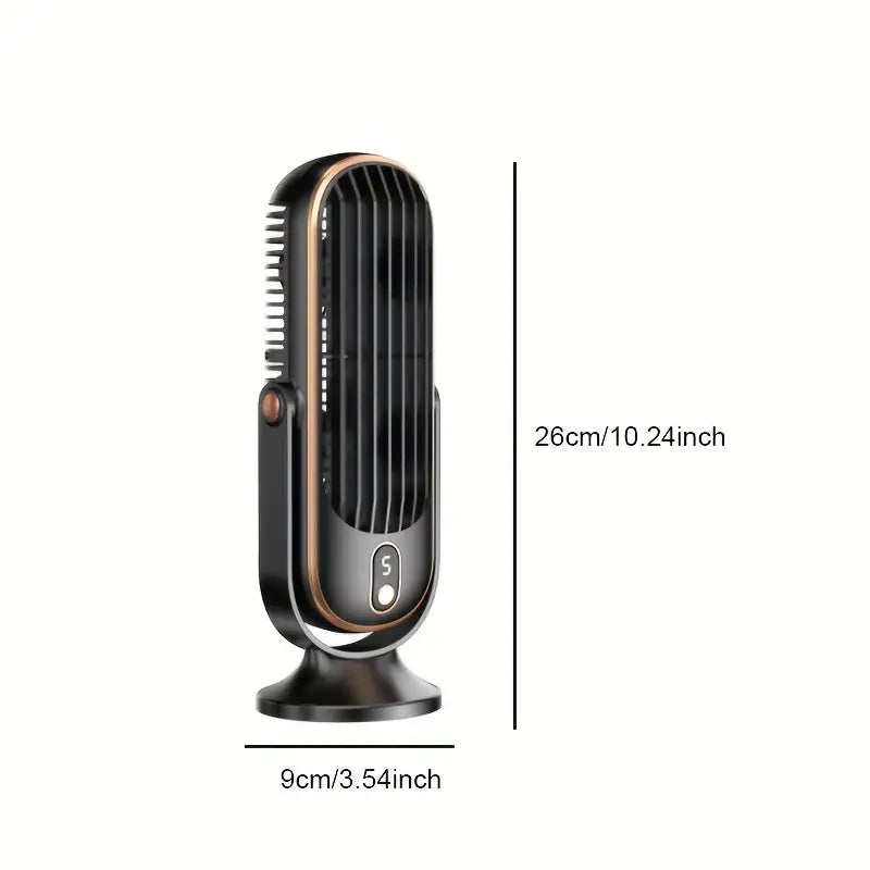 Draagbare Mini Airconditioner met USB-oplading – 5 Snelheden & 720° Rotatie