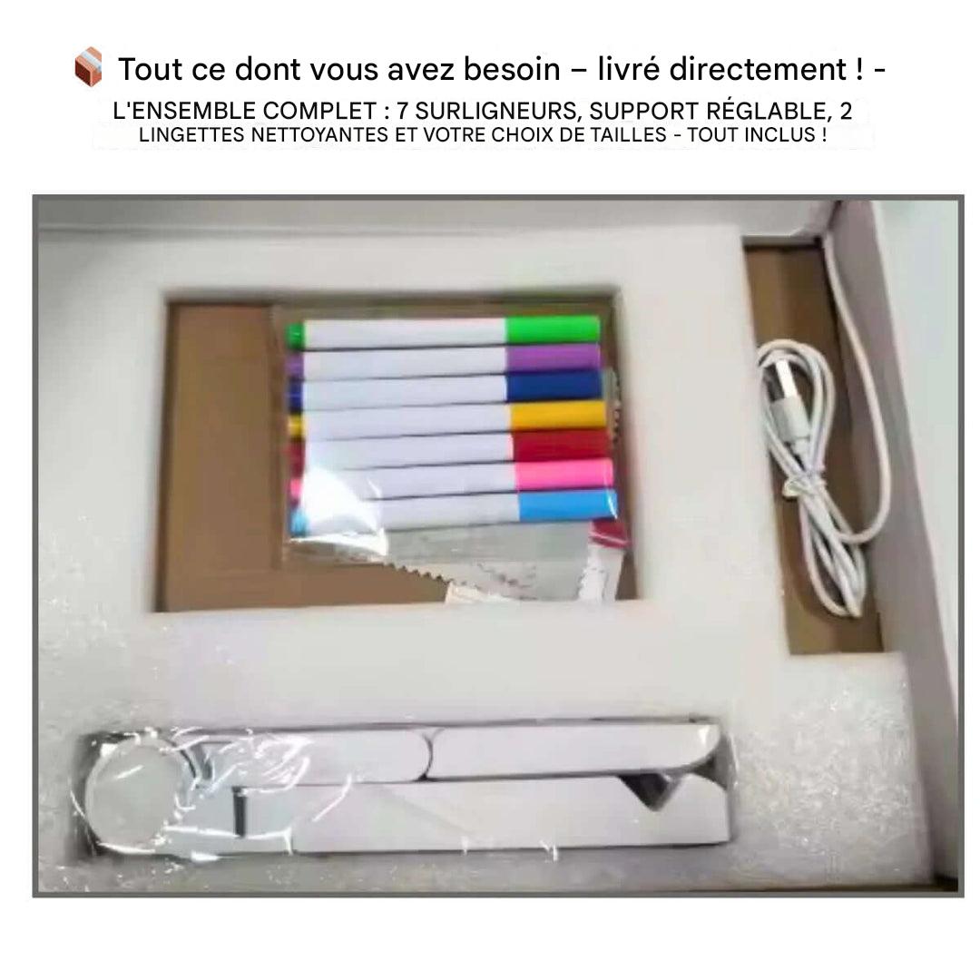 Kiddli LED Tekenbord – Herbruikbaar Schrijfbord met Lichtpen