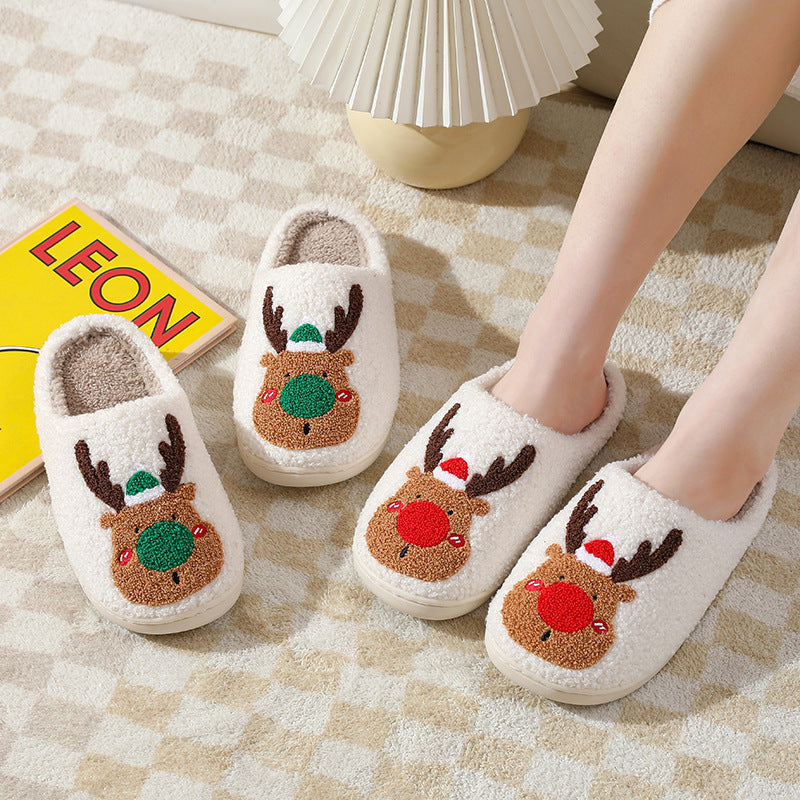 Warme Kerstpantoffels van Pluche