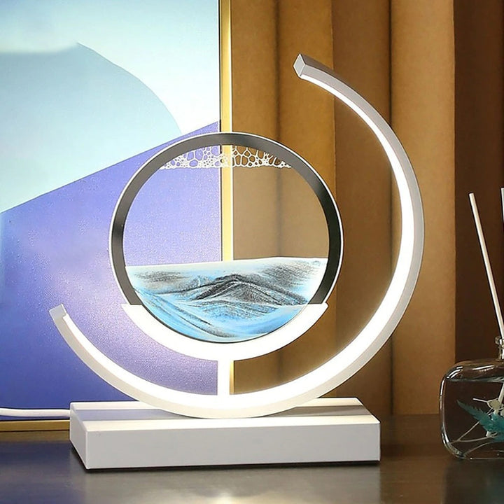 LED Tafellamp met Bewegend Zandlandschap – SandLight
