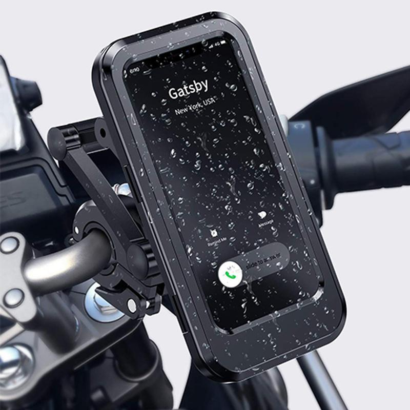 RideCharge Pro – Waterdichte Telefoonhouder met USB- en 15W Draadloos Opladen voor Fiets en E-Bike