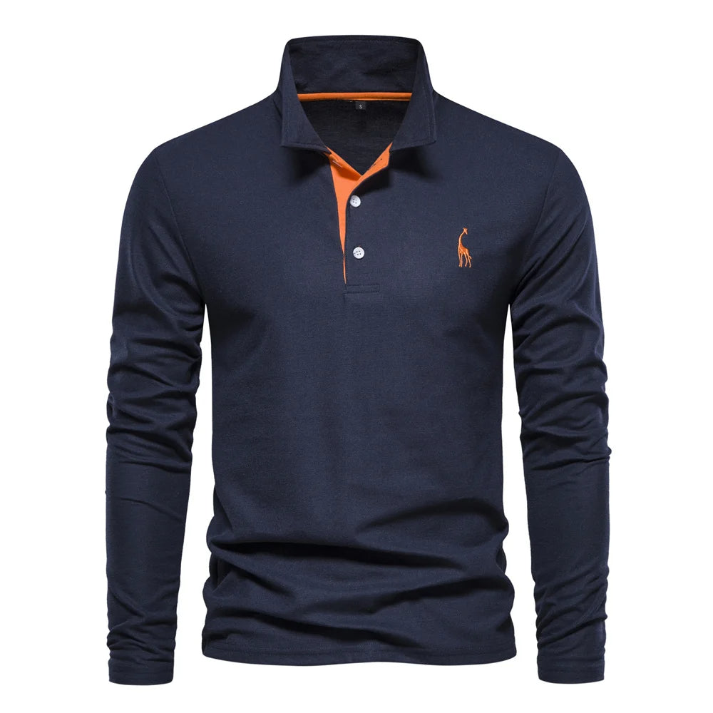 Klassiek Heren Polo Shirt met Knoopsluiting - Casual en Elegant