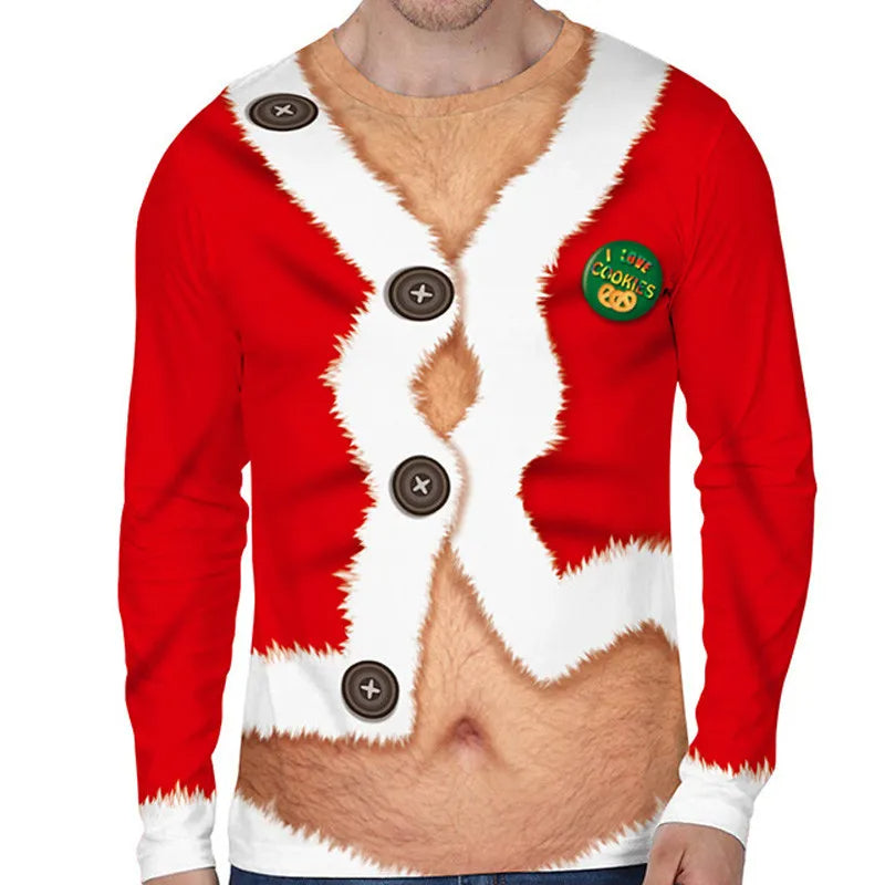 Kersttrui met Humoristische Print – Warme Comfy Wintertrui – Holiday Havoc