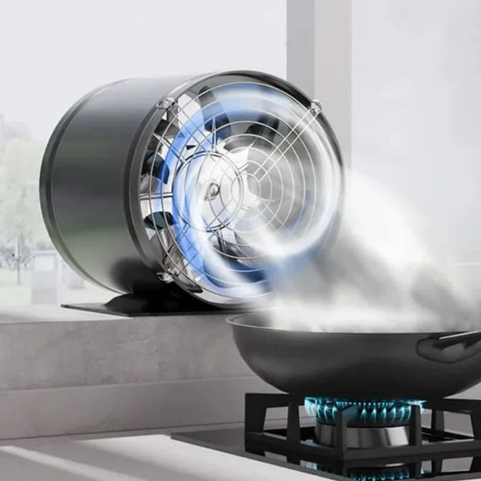 LuchtFlow MiniVent – Stille Wandventilator voor Thuis of Kantoor