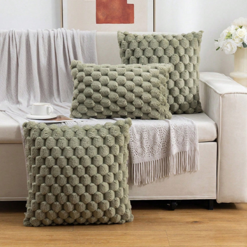 FluweelZacht Kussenhoes – Ultrazachte Pluche Hoes voor Bank of Bed