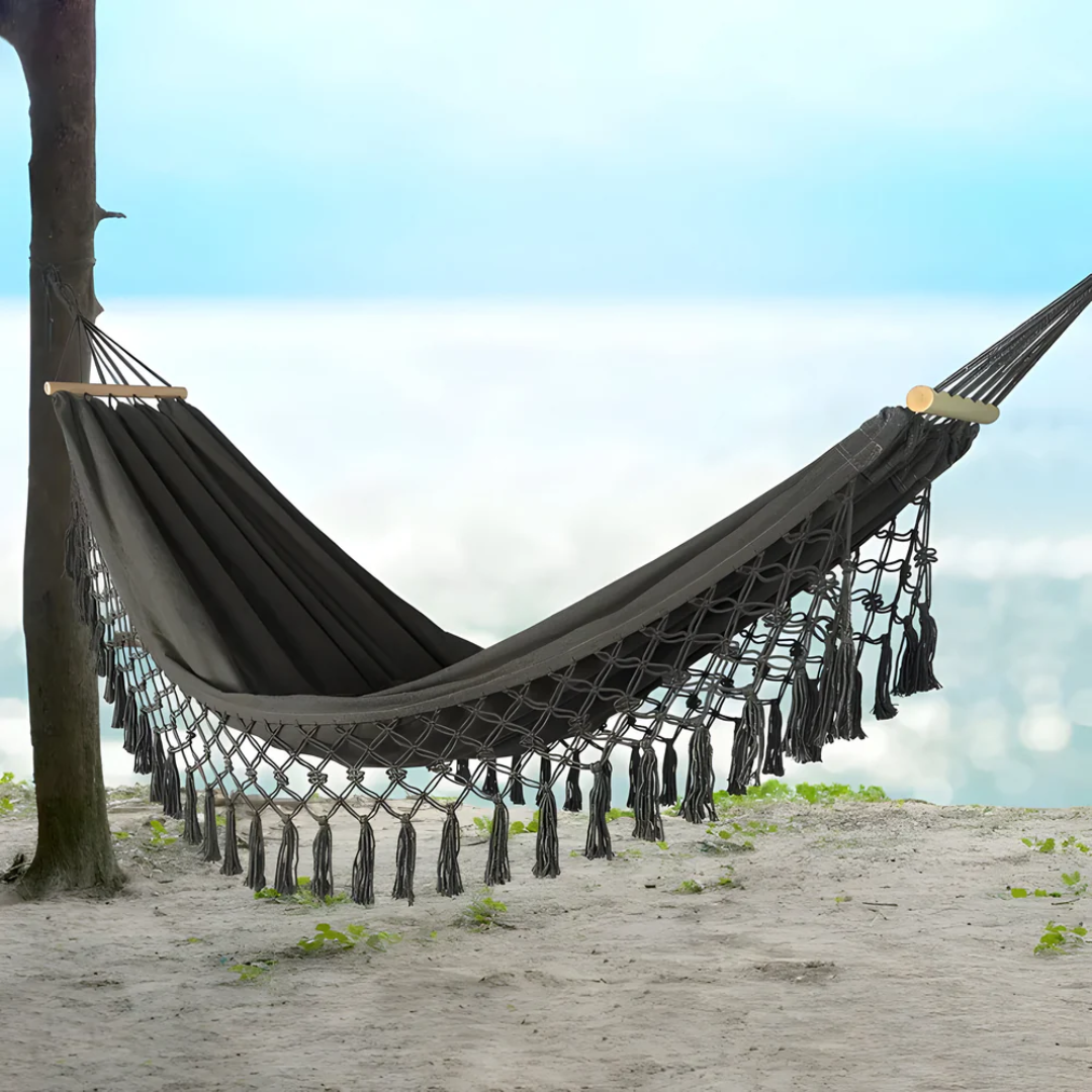 Luxe Hangmat – Comfortabele en Stevige Hangmat voor Tuin, Balkon en Camping