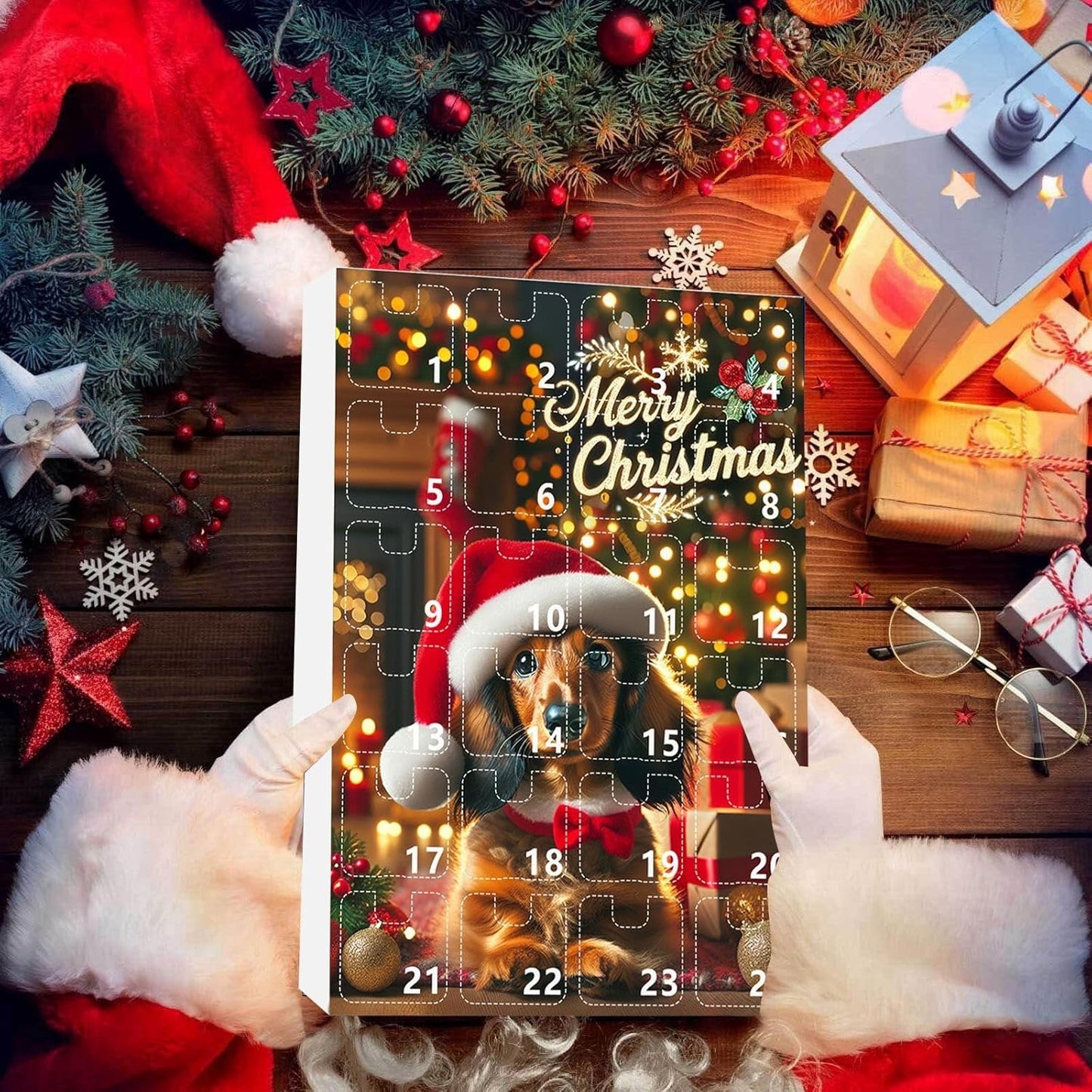 Hondenvreugd Kerst Adventskalender – 24-dagen Teckelaccessoires