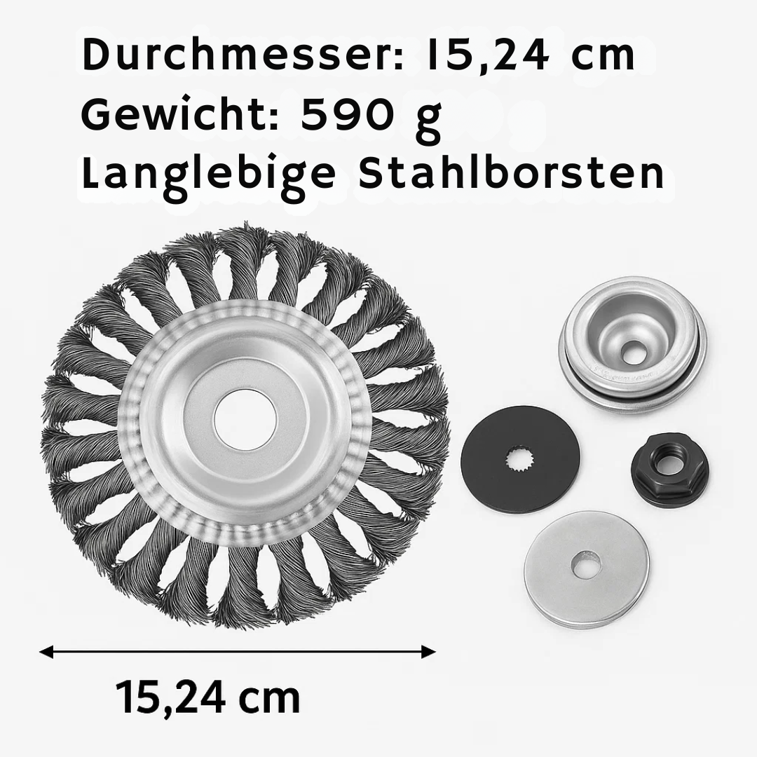 GrasSnij TurboKop – Universele 6-Mes Onkruidborstel voor Trimmers