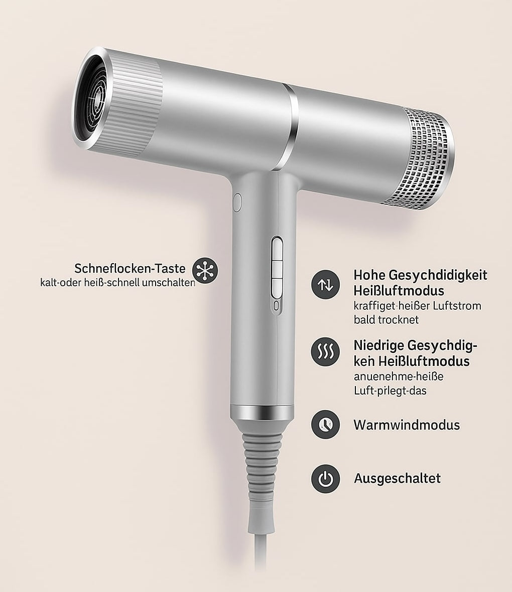 AeroDroog – Professionele Haardroger met Ionentechnologie | Snel & Haarvriendelijk