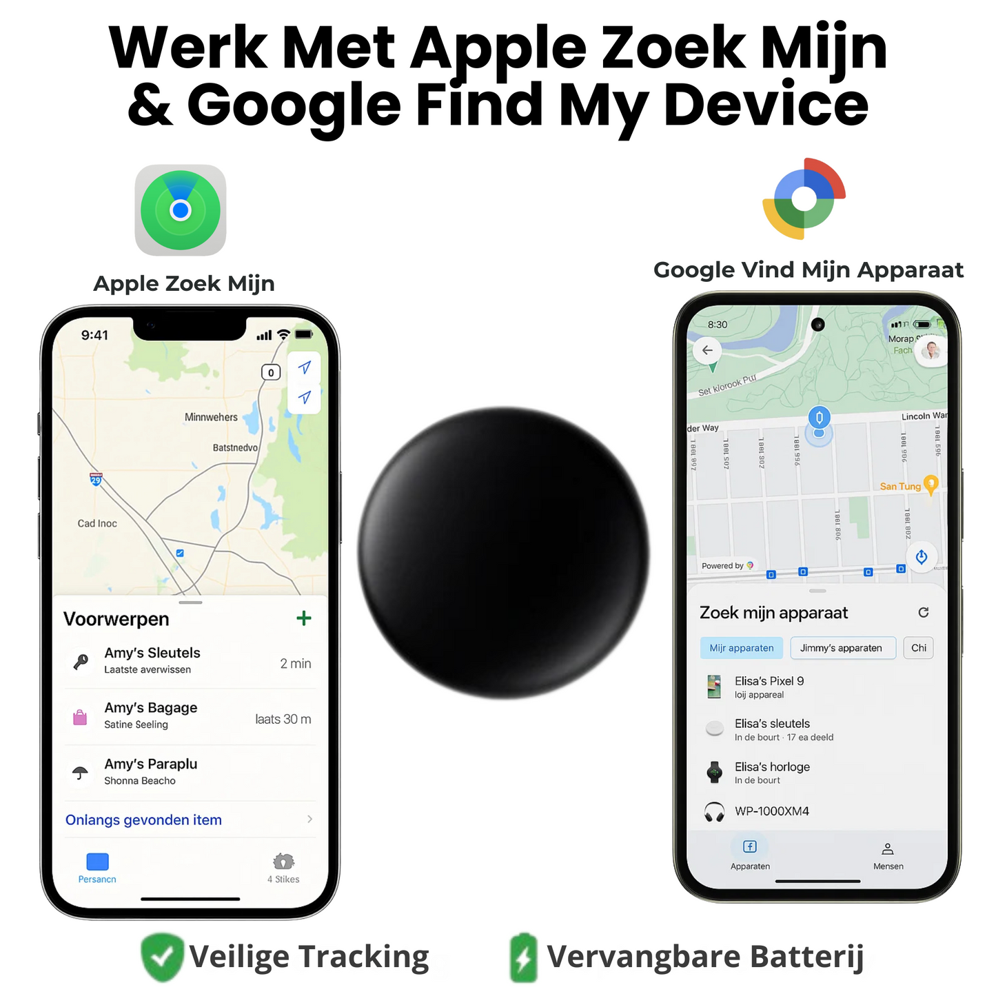 TrackMate One – Compacte GPS Tracker zonder Abonnement