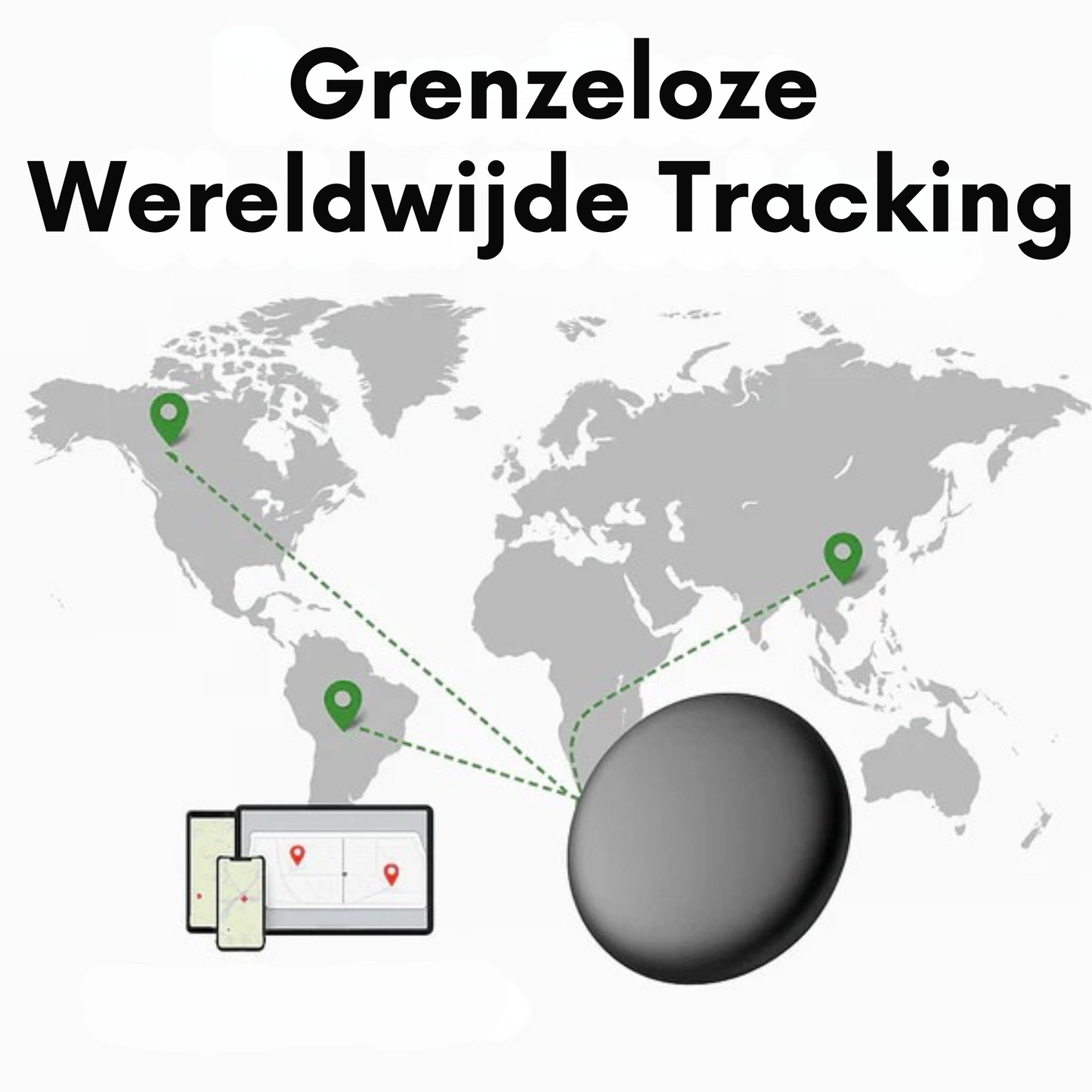 TrackMate One – Compacte GPS Tracker zonder Abonnement