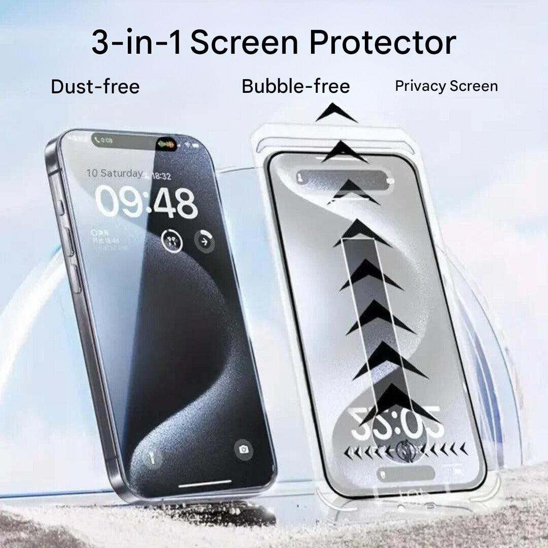 iShield Privacy – 3-in-1 Privacy Glasfolie voor iPhone