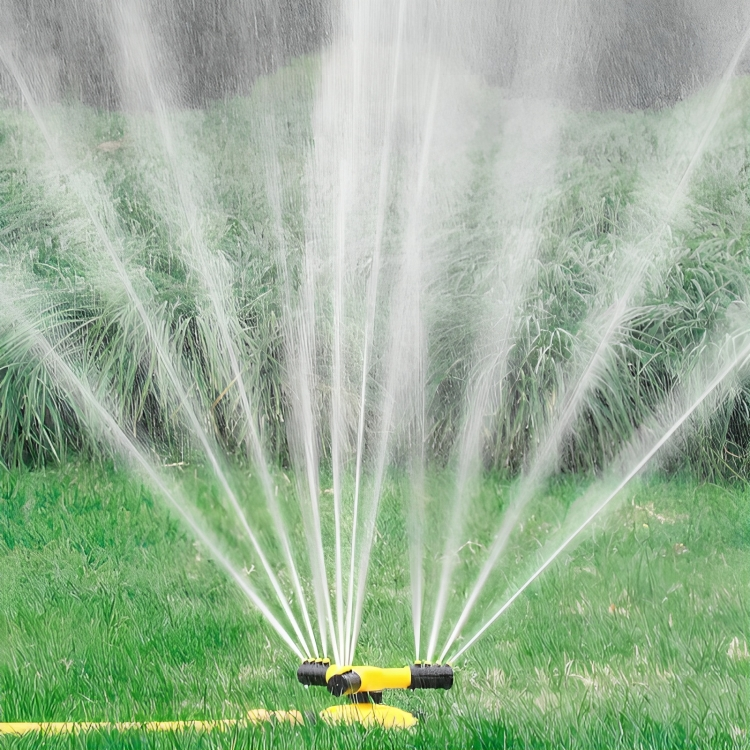 AquaFlow 360 Roterende Tuinsproeier – Efficiënte Waterbesparende Irrigatie