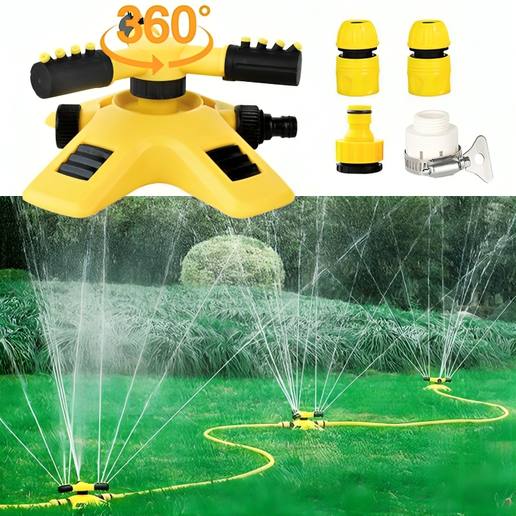 AquaFlow 360 Roterende Tuinsproeier – Efficiënte Waterbesparende Irrigatie