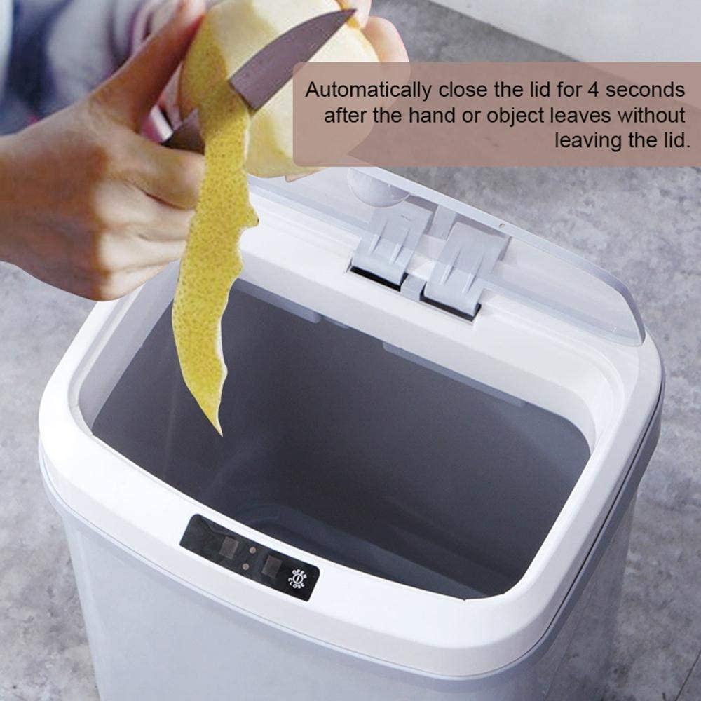 Automatische Sensor Vuilnisbak – 15L – Contactloos & Stil – Voor Keuken of Woonkamer