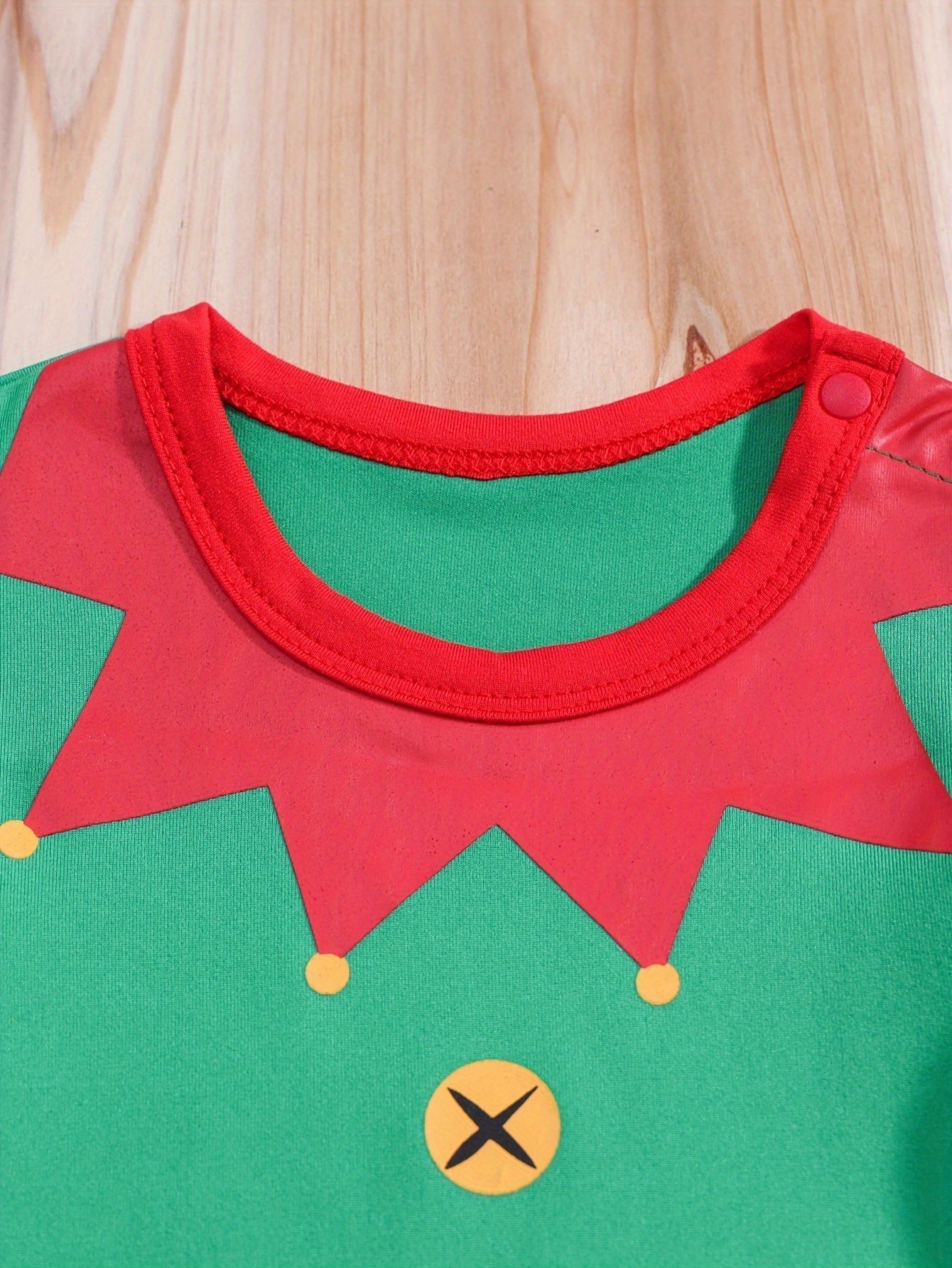 BabyElf Halloween Slaapoutfit – Warme Romper met Elf Ontwerp (0–3 jaar)