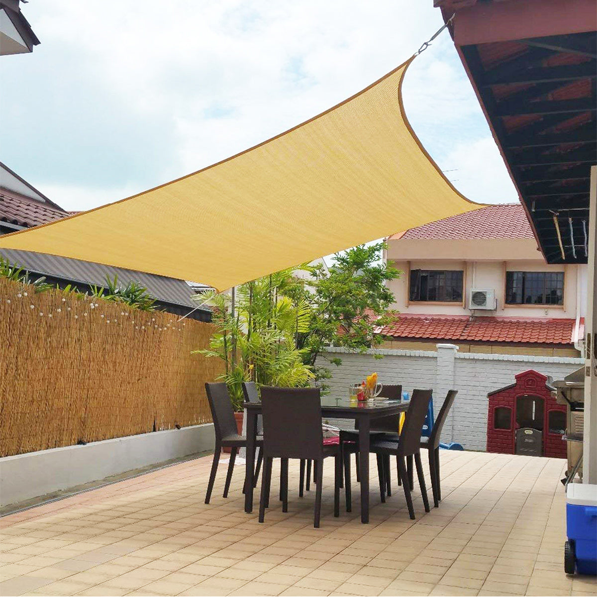 Schaduwdoek ZonSafe – UV-werend Zonnedoek voor Tuin, Terras of Balkon