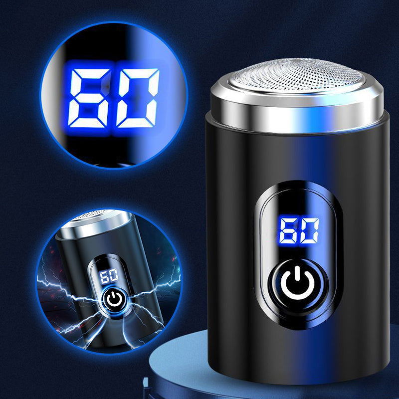 BestShaver | Mini Waterbestendig Digitale Scheerapparaat | Man/Vrouw/Unisex | Zwart/Blauw