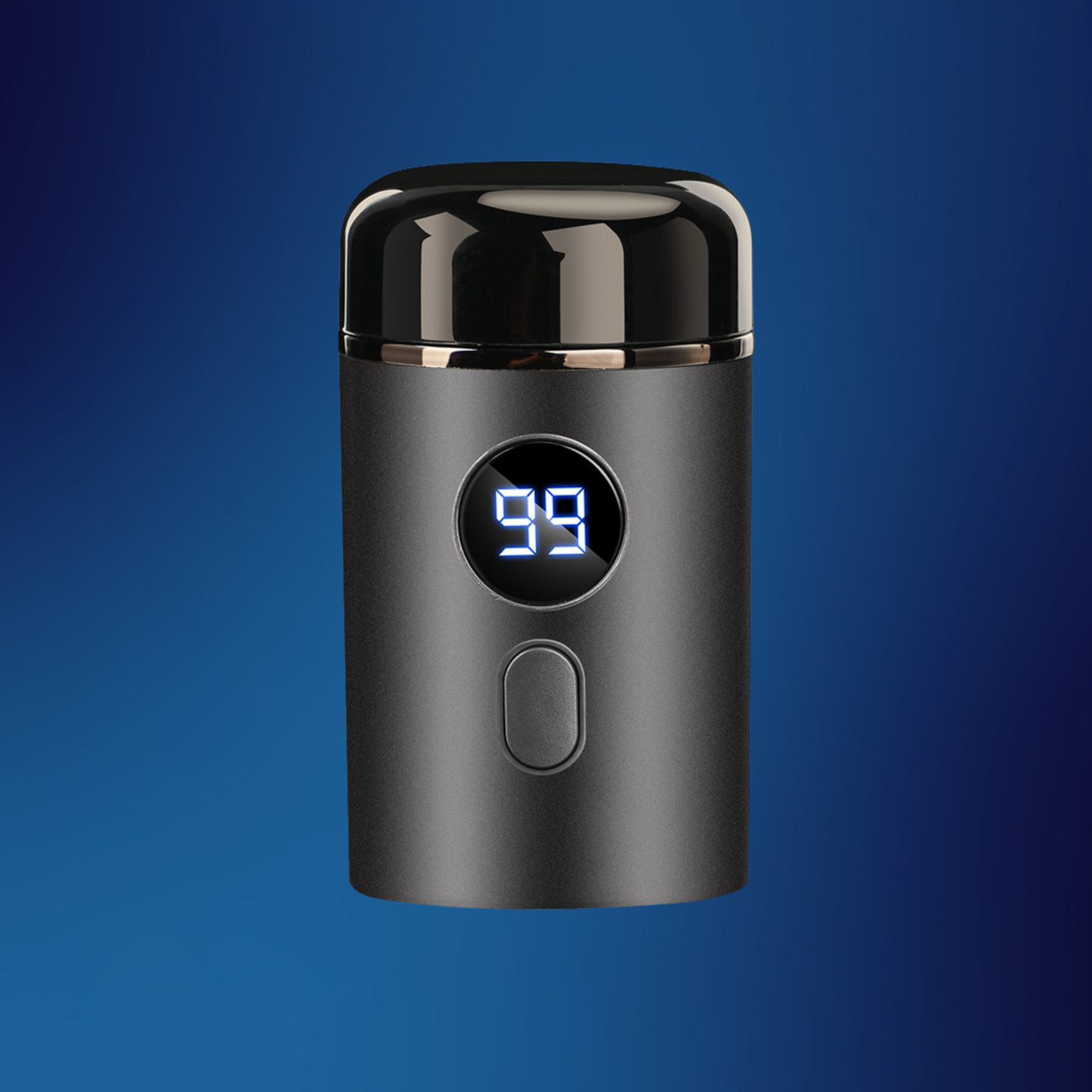 BestShaver | Mini Waterbestendig Digitale Scheerapparaat | Man/Vrouw/Unisex | Zwart/Blauw