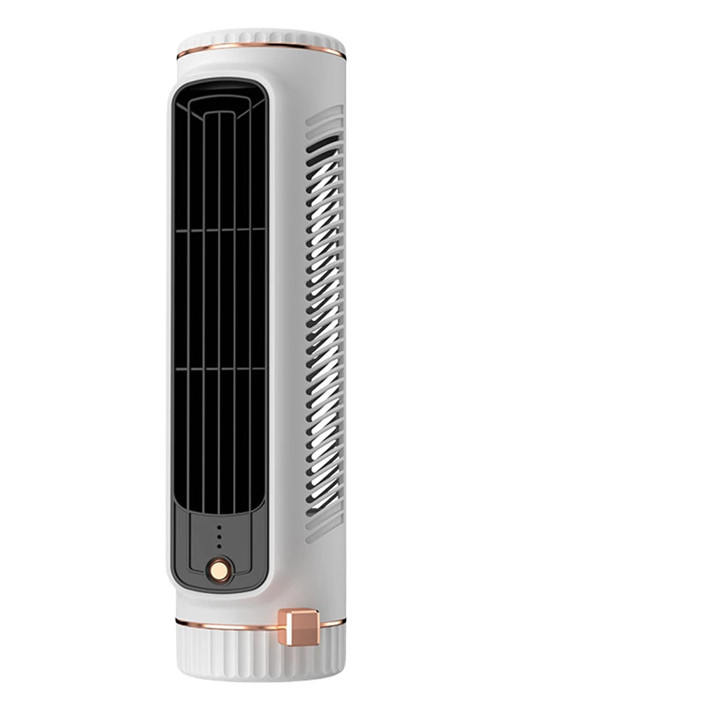 CoolBreeze Mini – Draagbare bladloze torenventilator met USB-oplaadfunctie