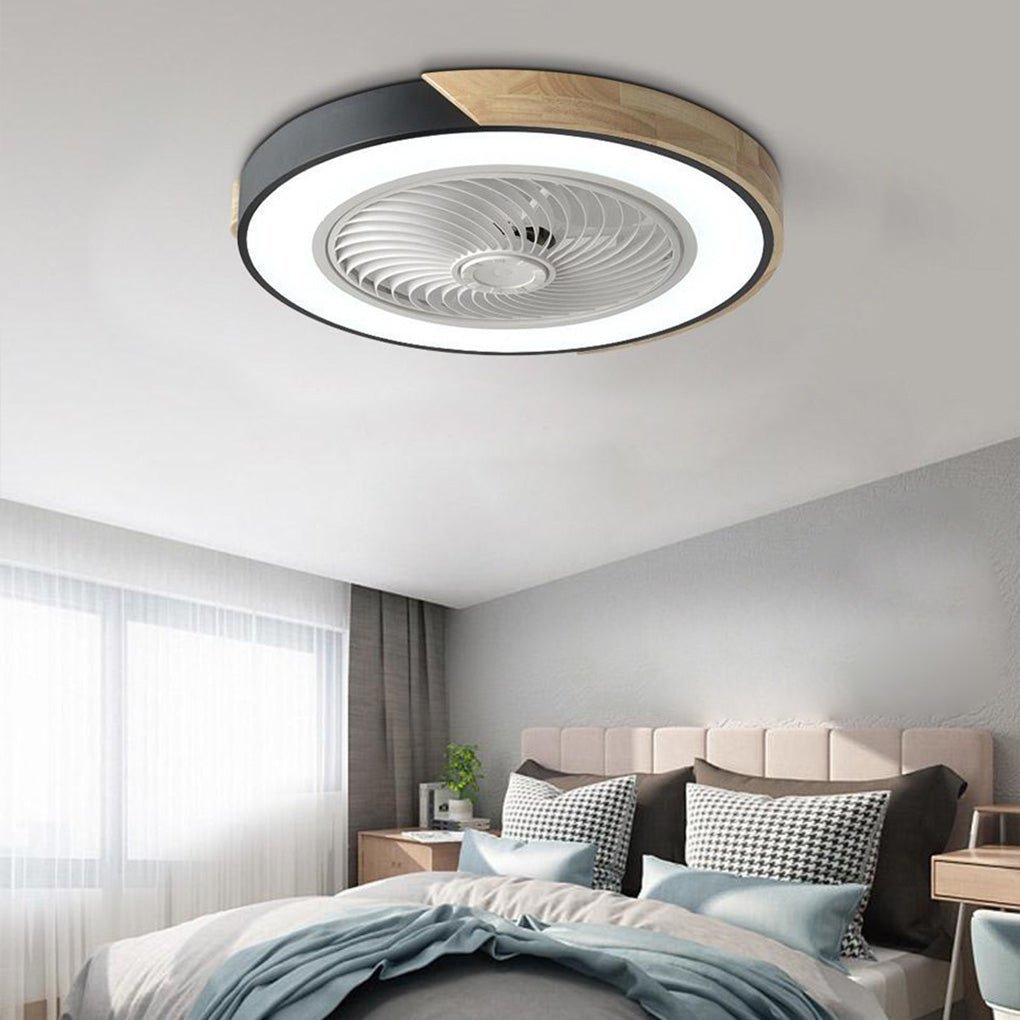 Plafondlamp Ventilux – Stille Ventilatorlamp met Dimbare LED en Afstandsbediening
