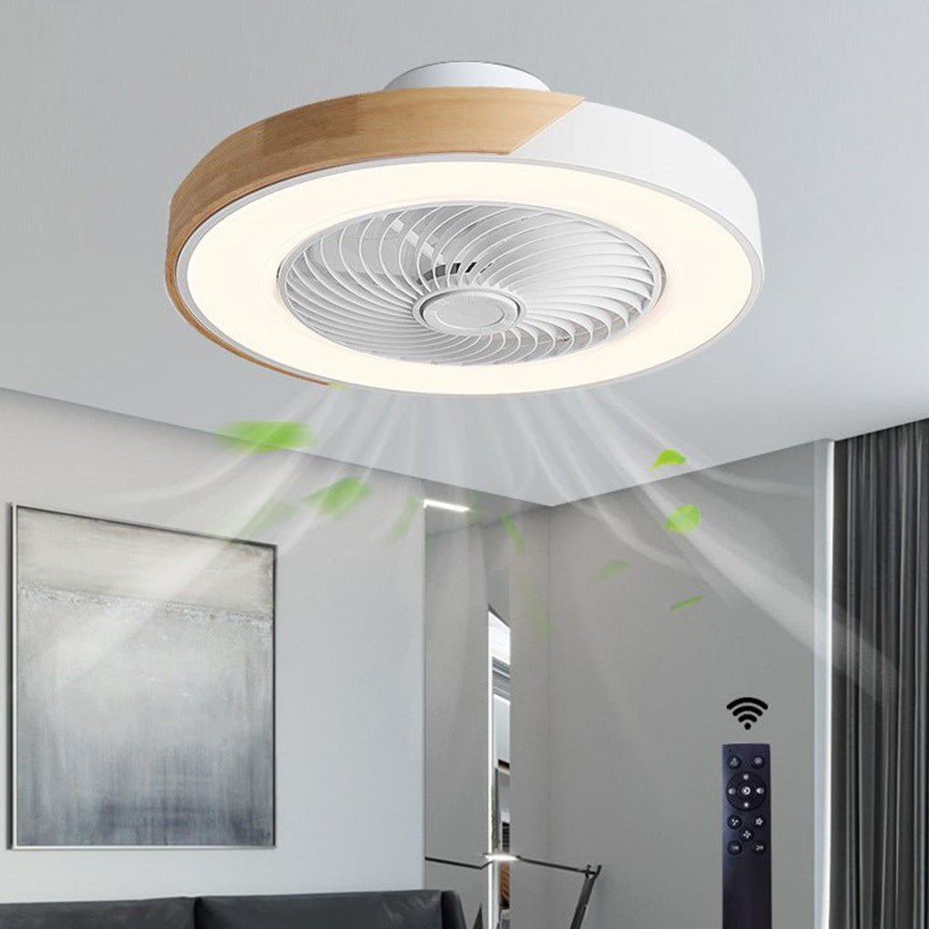 Plafondlamp Ventilux – Stille Ventilatorlamp met Dimbare LED en Afstandsbediening