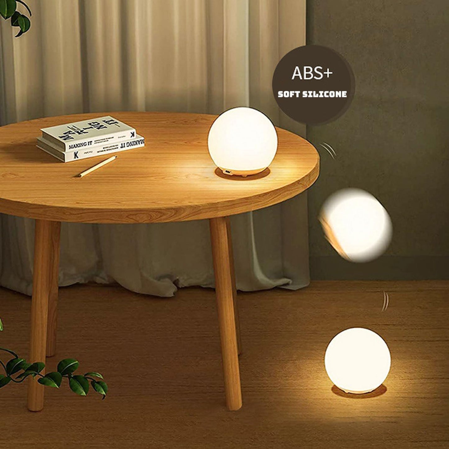 Borstvoedings Nachtlampje | Zachte BPA-vrije Siliconen Aanraak Nachtlamp Oogvriendelijk Traploze Dimmer