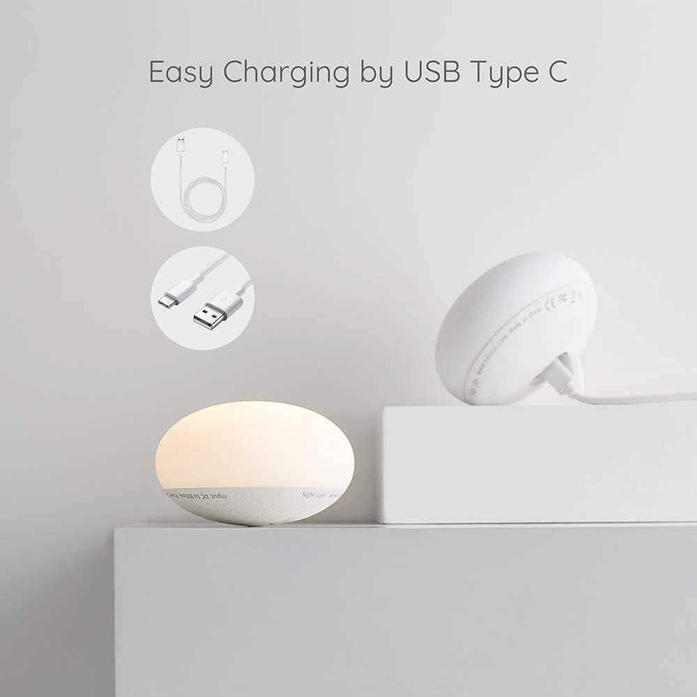 Borstvoedings Nachtlampje | Zachte BPA-vrije Siliconen Aanraak Nachtlamp Oogvriendelijk Traploze Dimmer