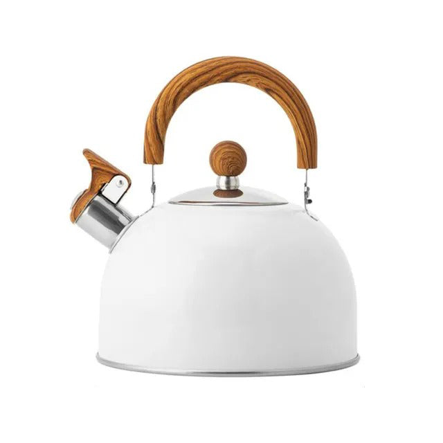Norvo Fluitketel – RVS Waterketel met Automatische Fluit voor Inductie en Gas (2,5L & 3L)