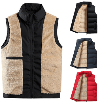 Leon Heren Bodywarmer – Warme Donslook Bodywarmer met Fleece-Voering