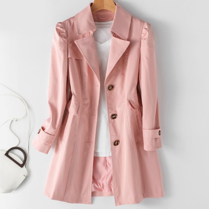Elegante Damesjas Aurine – Stijlvolle Trenchcoat voor Elk Seizoen