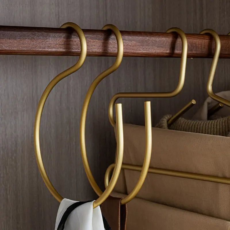 HangStruct – S-vormige metalen kledinghangers (set van 5) voor ruimtebesparing