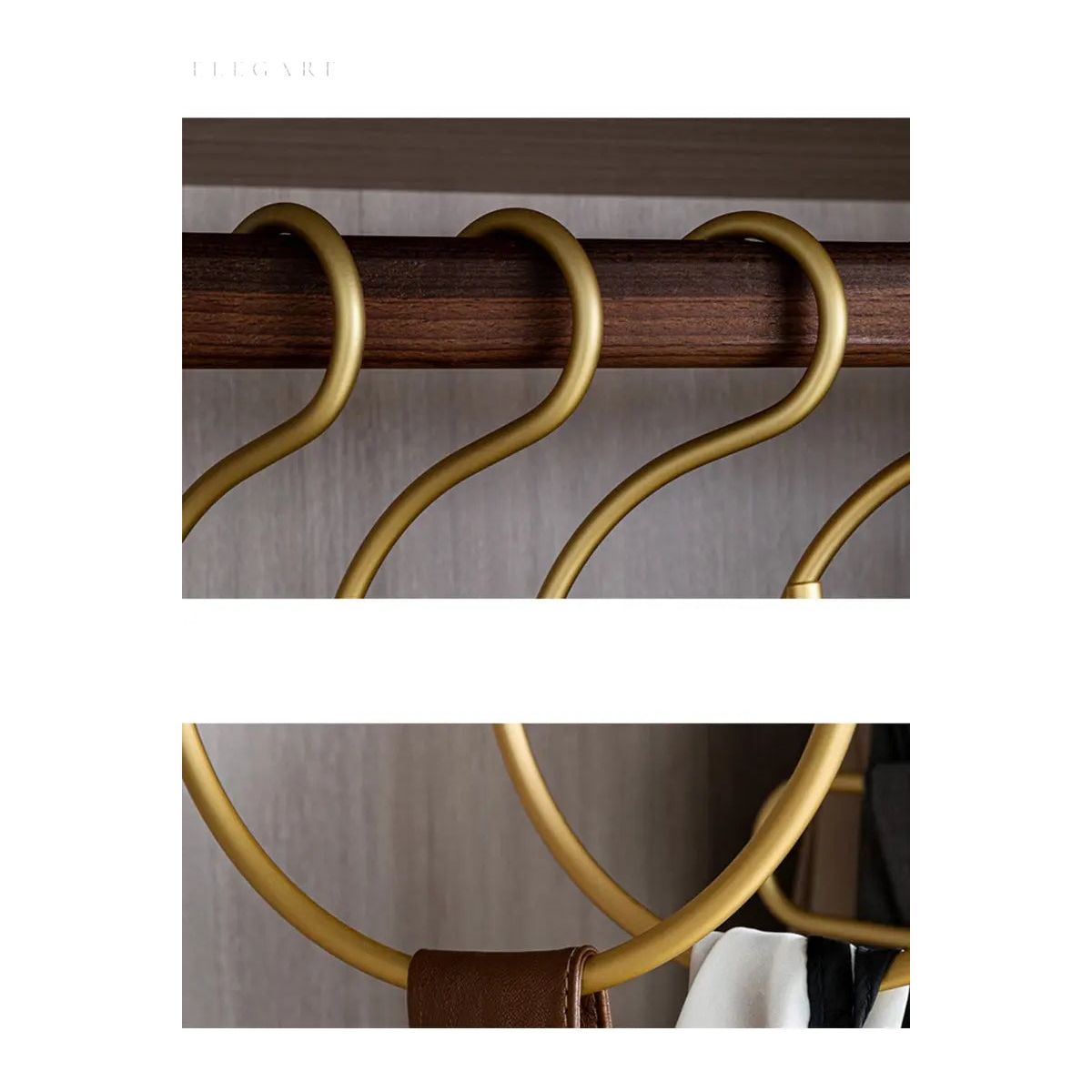 HangStruct – S-vormige metalen kledinghangers (set van 5) voor ruimtebesparing