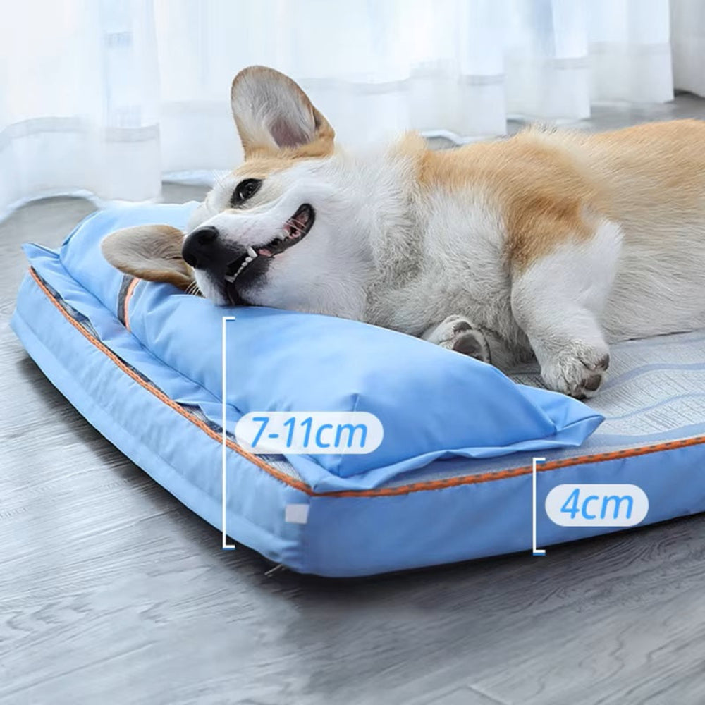 CooliPet – Koelend Orthopedisch Hondenbed met Ice-Touch en Gewrichtsondersteuning