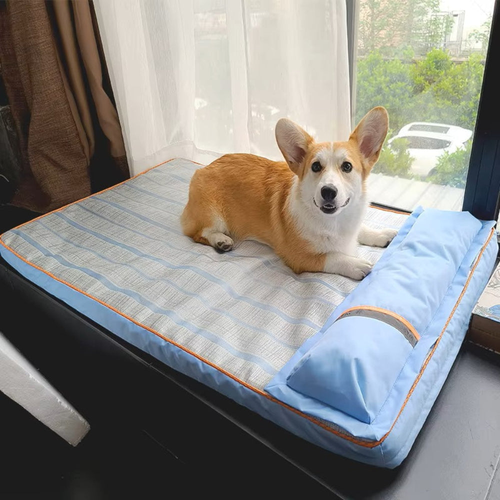 CooliPet – Koelend Orthopedisch Hondenbed met Ice-Touch en Gewrichtsondersteuning