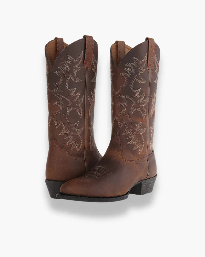 WestLine Dames Cowboylaarzen – Klassiek Western Ontwerp met Comfortabele Pasvorm
