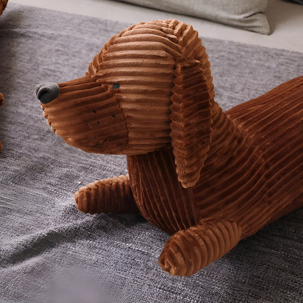 CordoPup Manchester Teckelkussen – Zacht Knuffelkussen in Teckelvorm