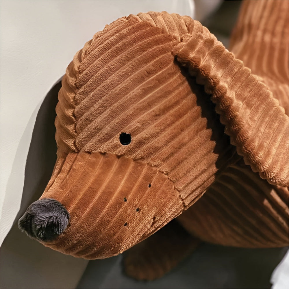 CordoPup Manchester Teckelkussen – Zacht Knuffelkussen in Teckelvorm