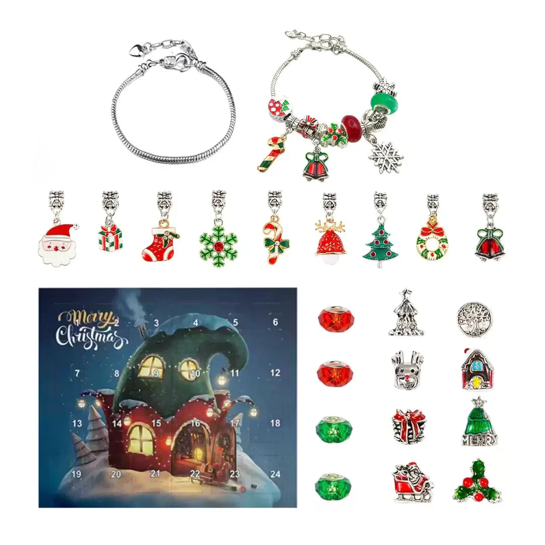 CharmXmas Adventskalender – DIY Armbanden Set met 24 Verrassingen